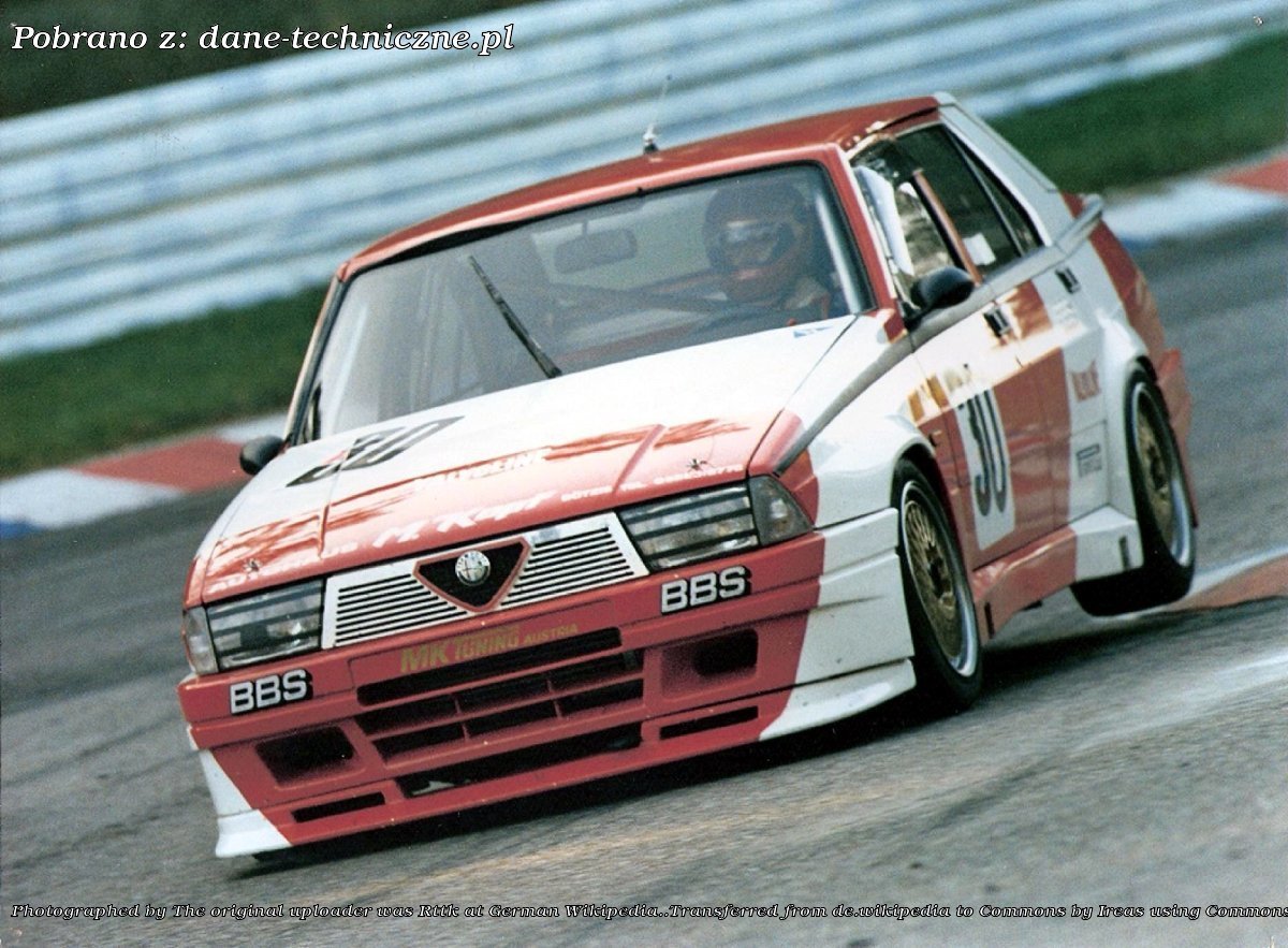 Alfa Romeo 75 162 B facelift 1988 na dane-techniczne.pl