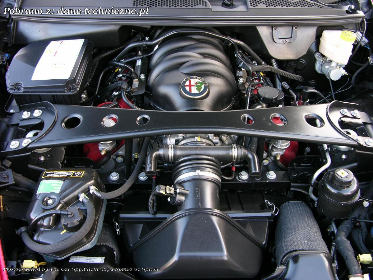 Alfa Romeo 8C Competizione  na dane-techniczne.pl