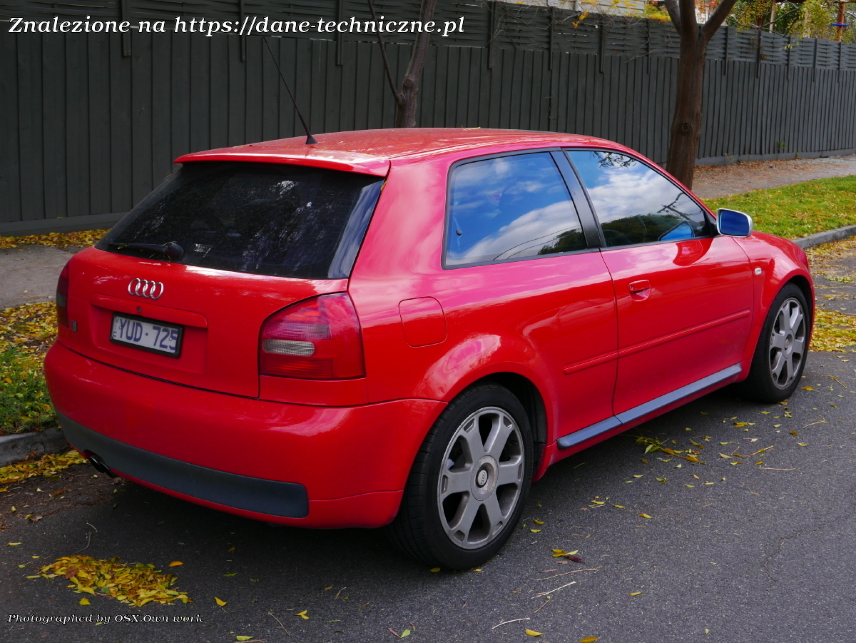 Audi A3 8L facelift 2000 na dane-techniczne.pl