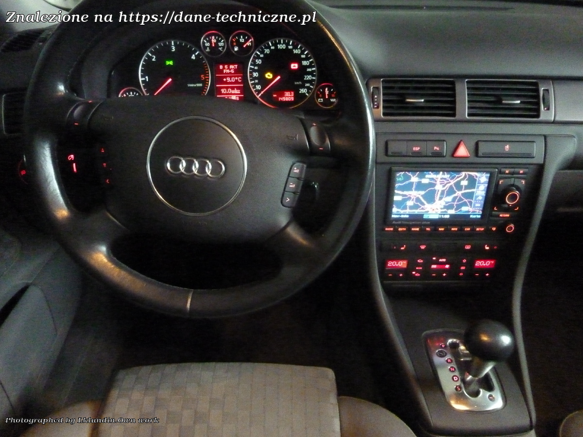 Audi A6 Avant 4B C5 facelift 2001 na dane-techniczne.pl