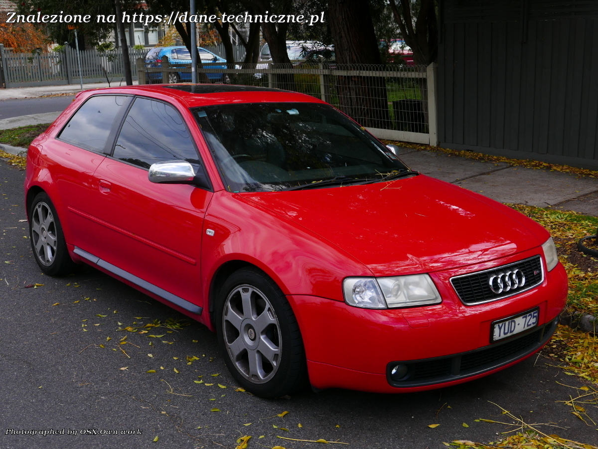 Audi S3 8L na dane-techniczne.pl