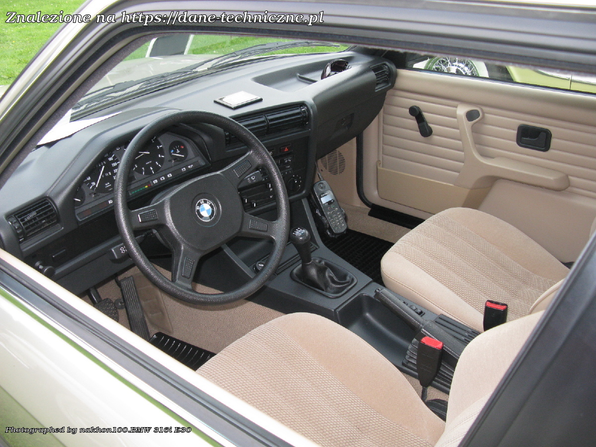 BMW seria 3 Touring E30 na dane-techniczne.pl