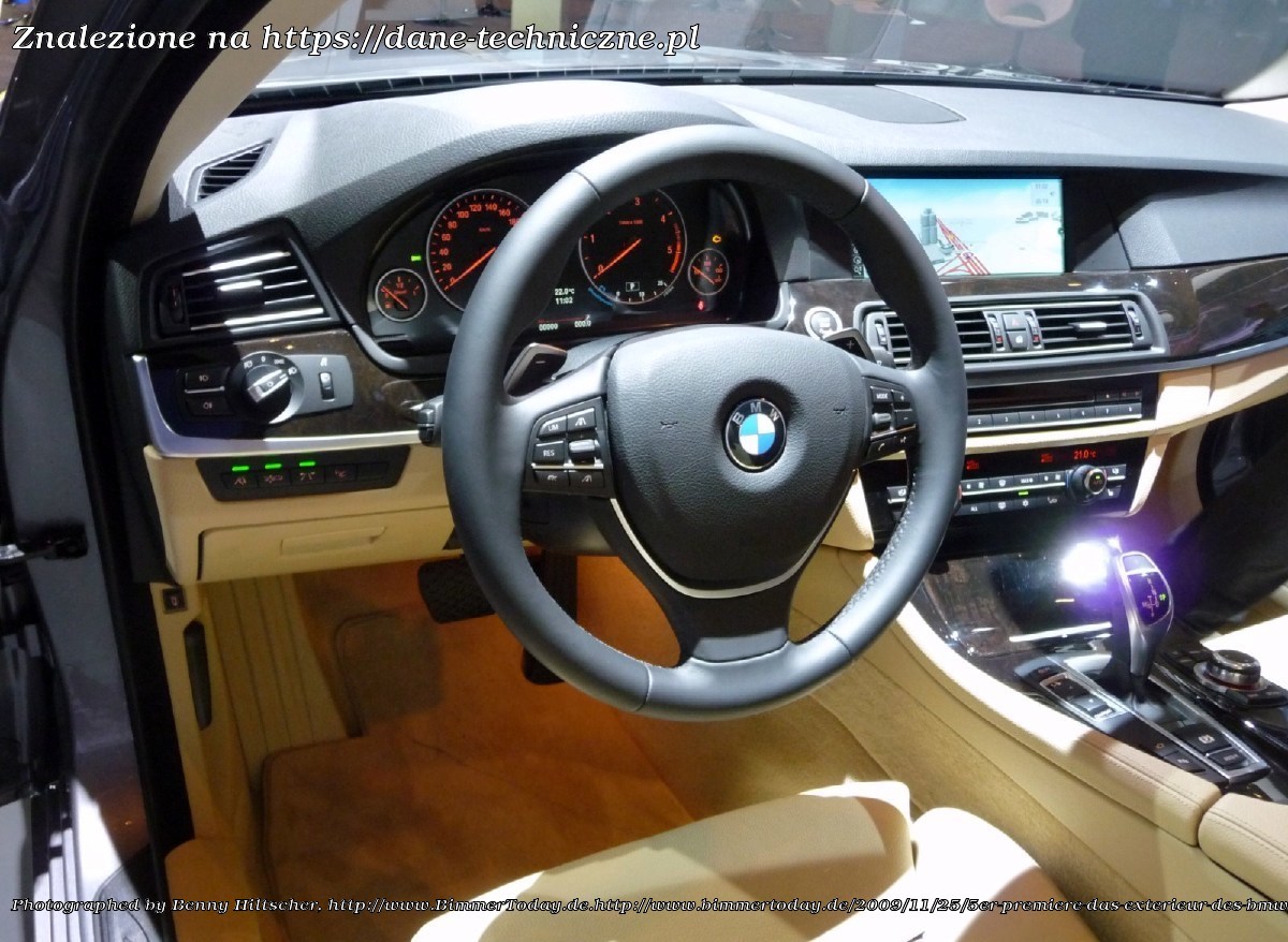 BMW Seria 5 Active Hybrid F10H LCI facelift 2013 na dane-techniczne.pl