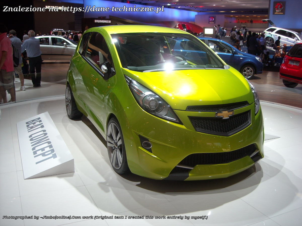Chevrolet Spark III facelift 2013 na dane-techniczne.pl