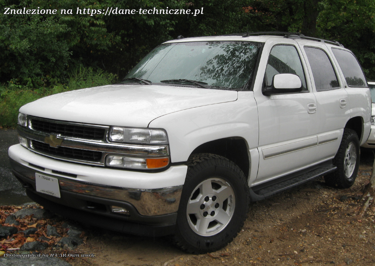 Chevrolet Tahoe II (GMT840) na dane-techniczne.pl