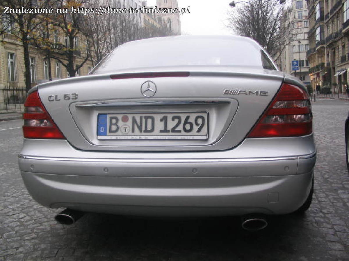 Mercedes-Benz CL C215 facelift 2002 na dane-techniczne.pl