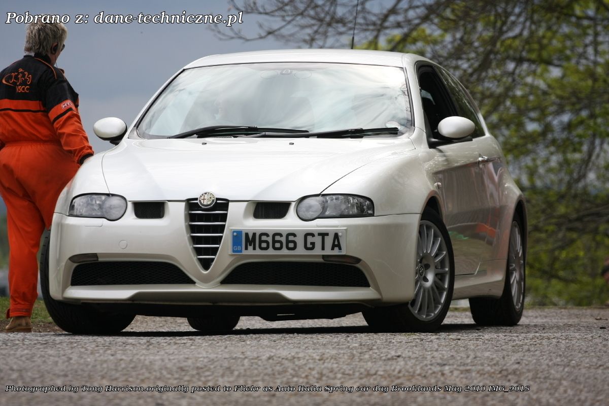 Alfa Romeo 147 3D na dane-techniczne.pl