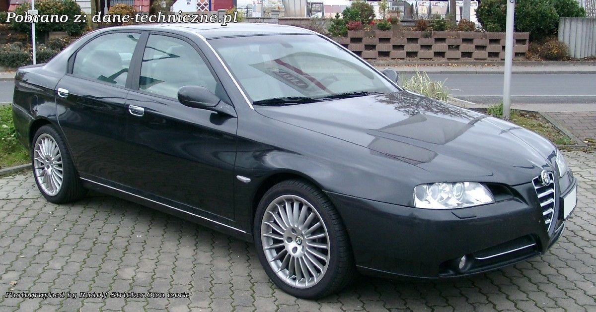 Alfa Romeo 166 936 facelift 2003 na dane-techniczne.pl