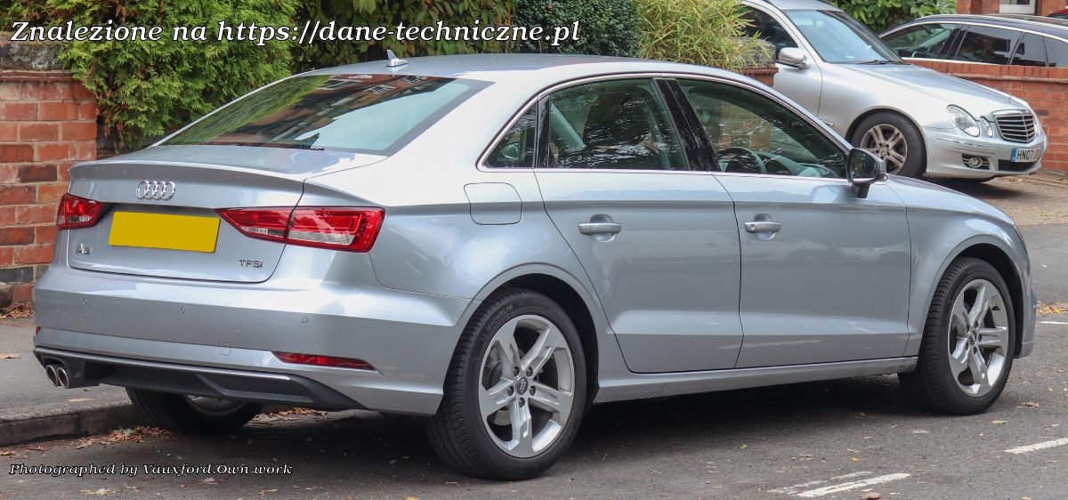 Audi A3 Sedan 8V facelift 2016 na dane-techniczne.pl