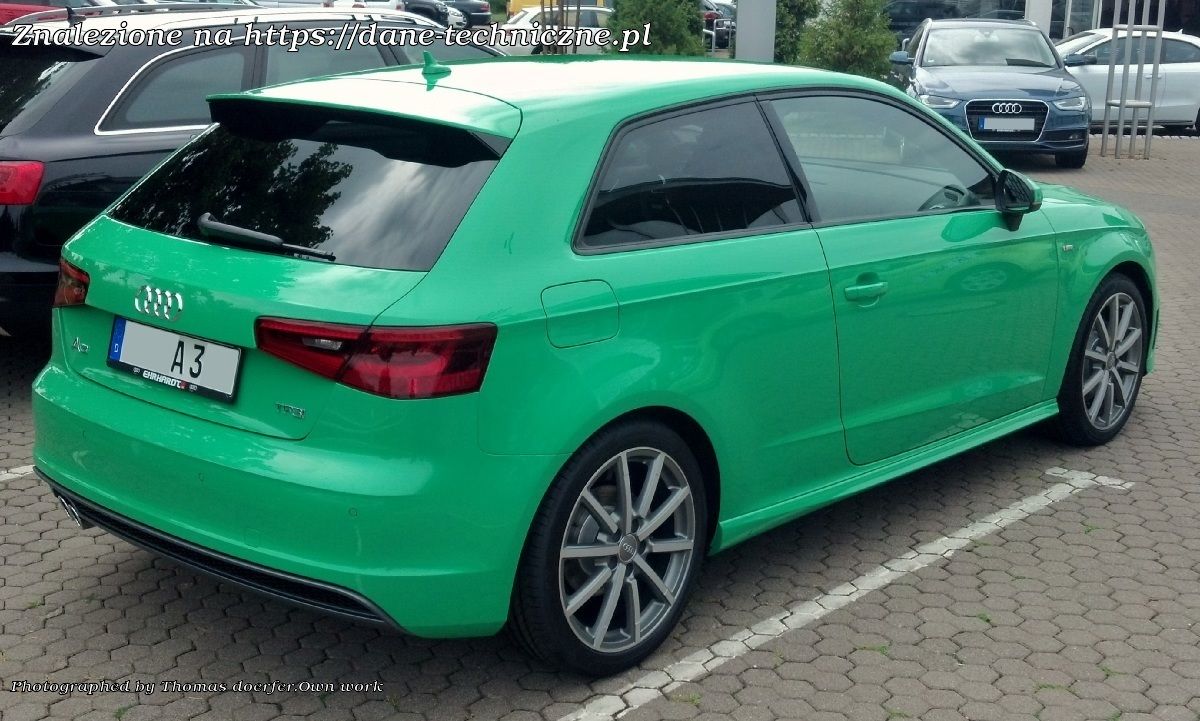 Audi A3 Sportback 8V facelift 2016 na dane-techniczne.pl