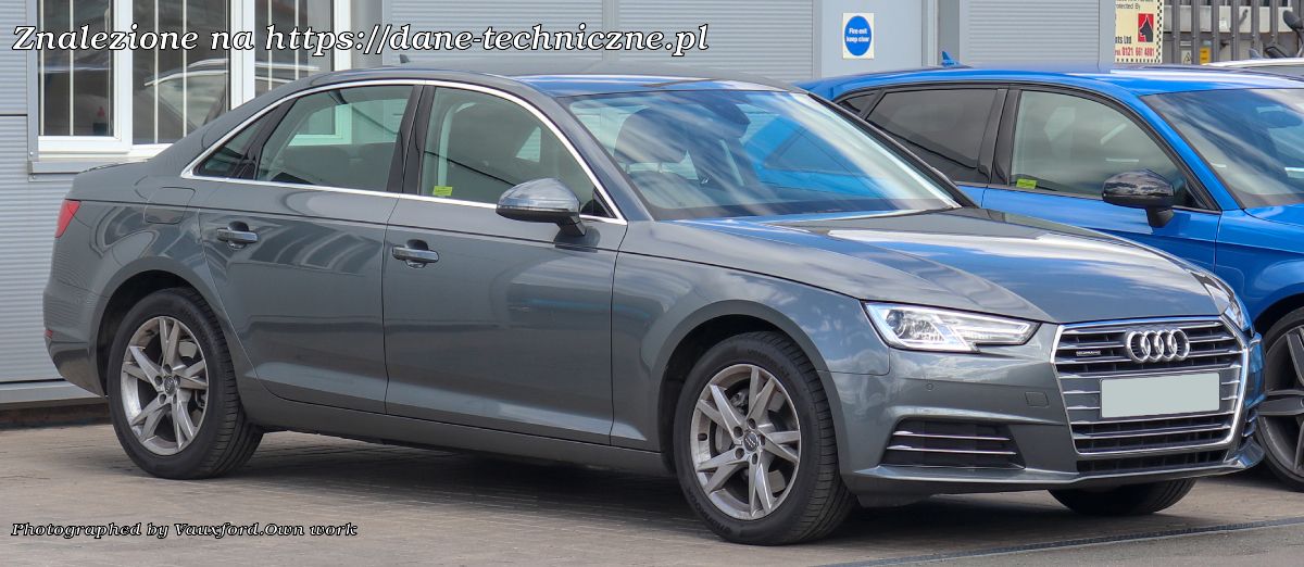 Audi A4 B9 8W na dane-techniczne.pl