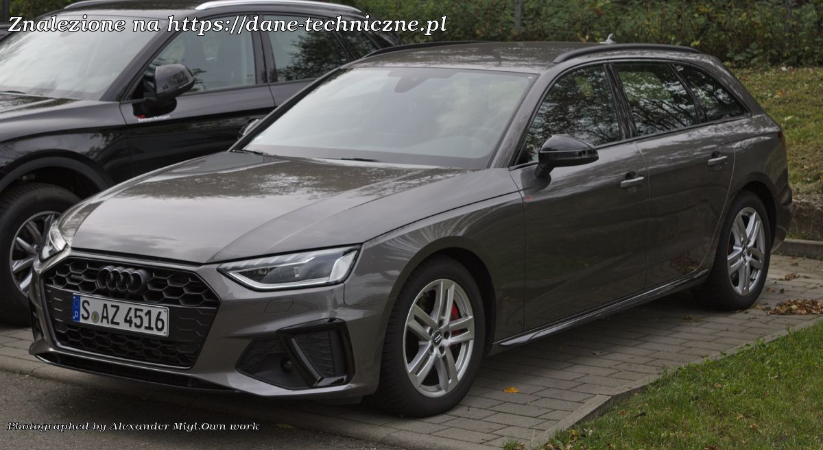 Audi A4 Avant B9 8W na dane-techniczne.pl