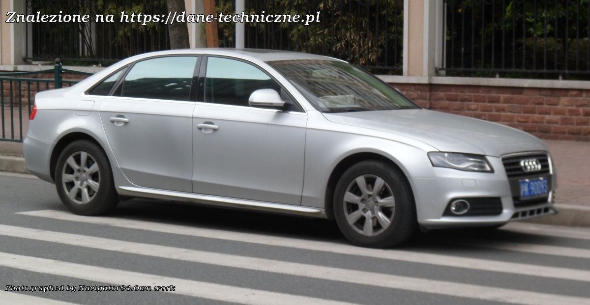 Audi A4 B8 8K na dane-techniczne.pl