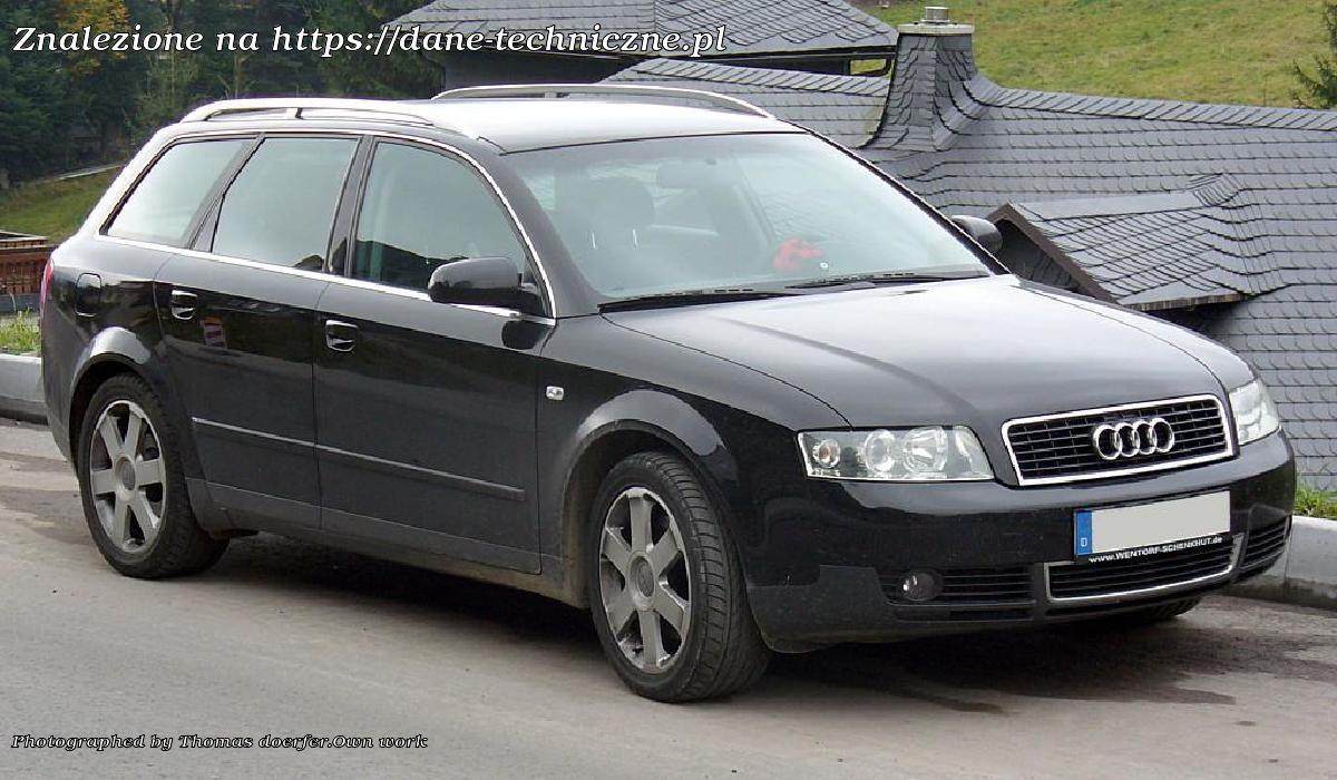 Audi A4 Avant B6 8E na dane-techniczne.pl