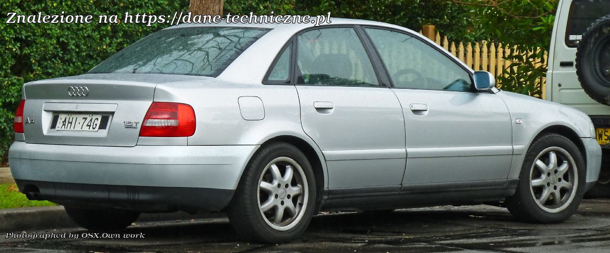 Audi A4 B5 Typ 8D facelift 1999 na dane-techniczne.pl