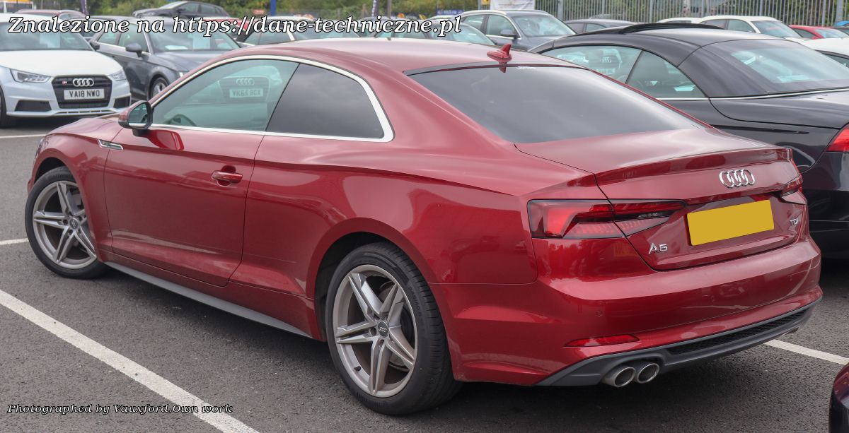 Audi A5 Coupe F5 facelift 2020 8W6 na dane-techniczne.pl