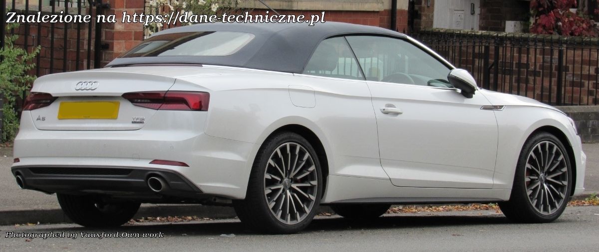 Audi A5 Cabriolet F5 8W6 na dane-techniczne.pl