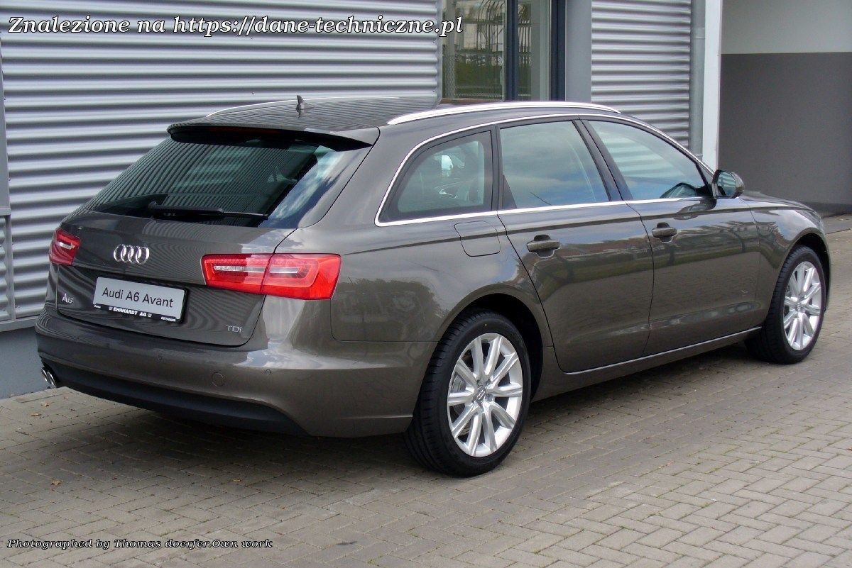 Audi A6 Avant 4G C7 facelift 2014 na dane-techniczne.pl