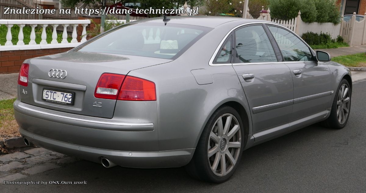 Audi A8 D3 4E na dane-techniczne.pl