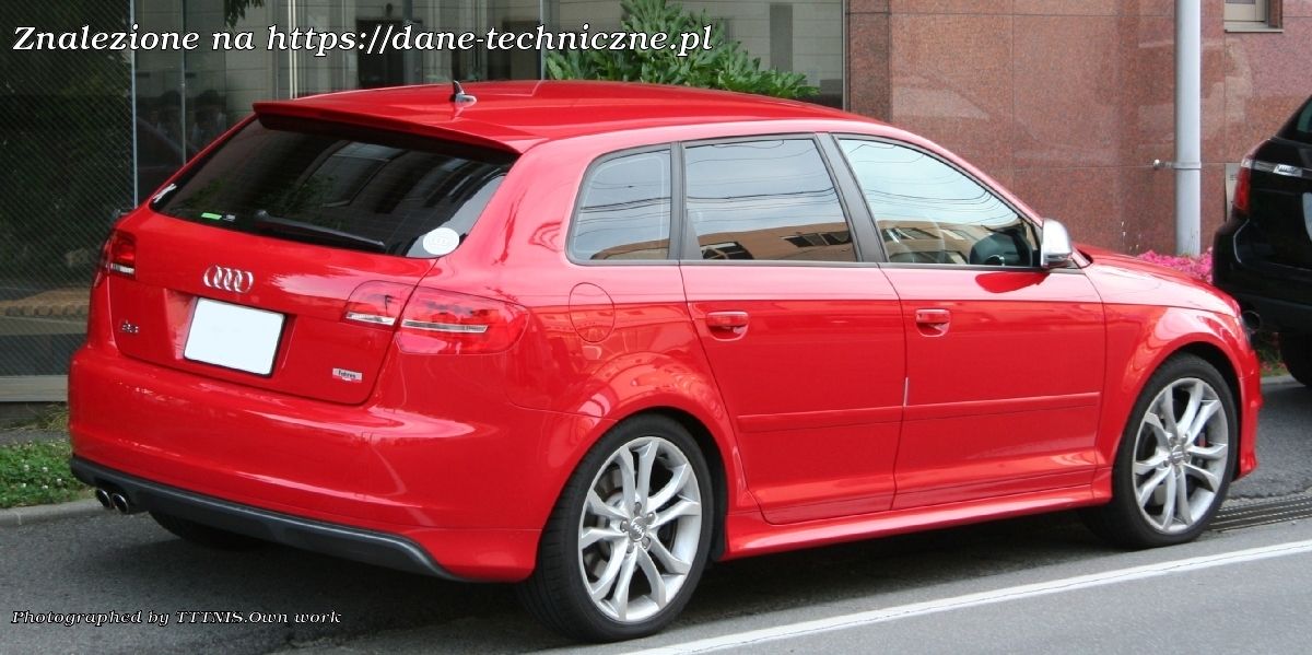 Audi S3 8P facelift 2008 na dane-techniczne.pl