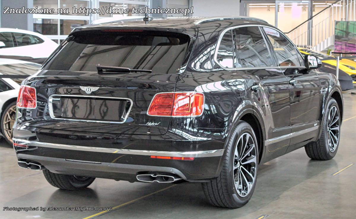 Bentley Bentayga I facelift 2020 na dane-techniczne.pl