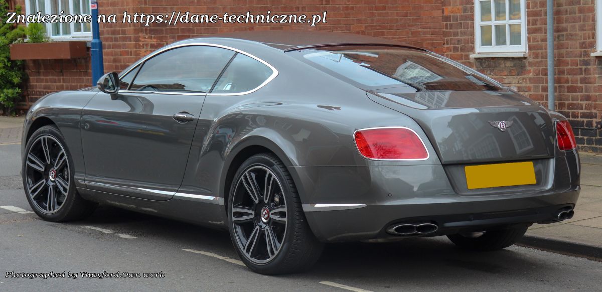 Bentley Continental GT II facelift 2015 na dane-techniczne.pl