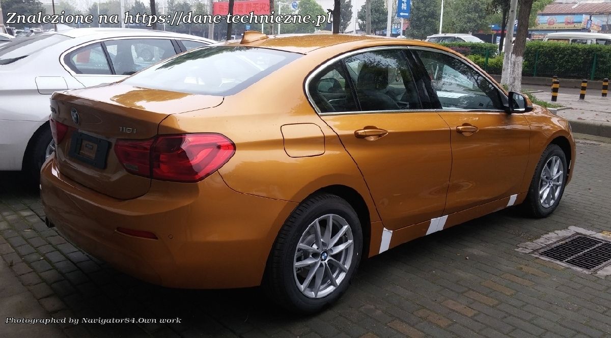BMW Seria 1 Sedan F52 na dane-techniczne.pl