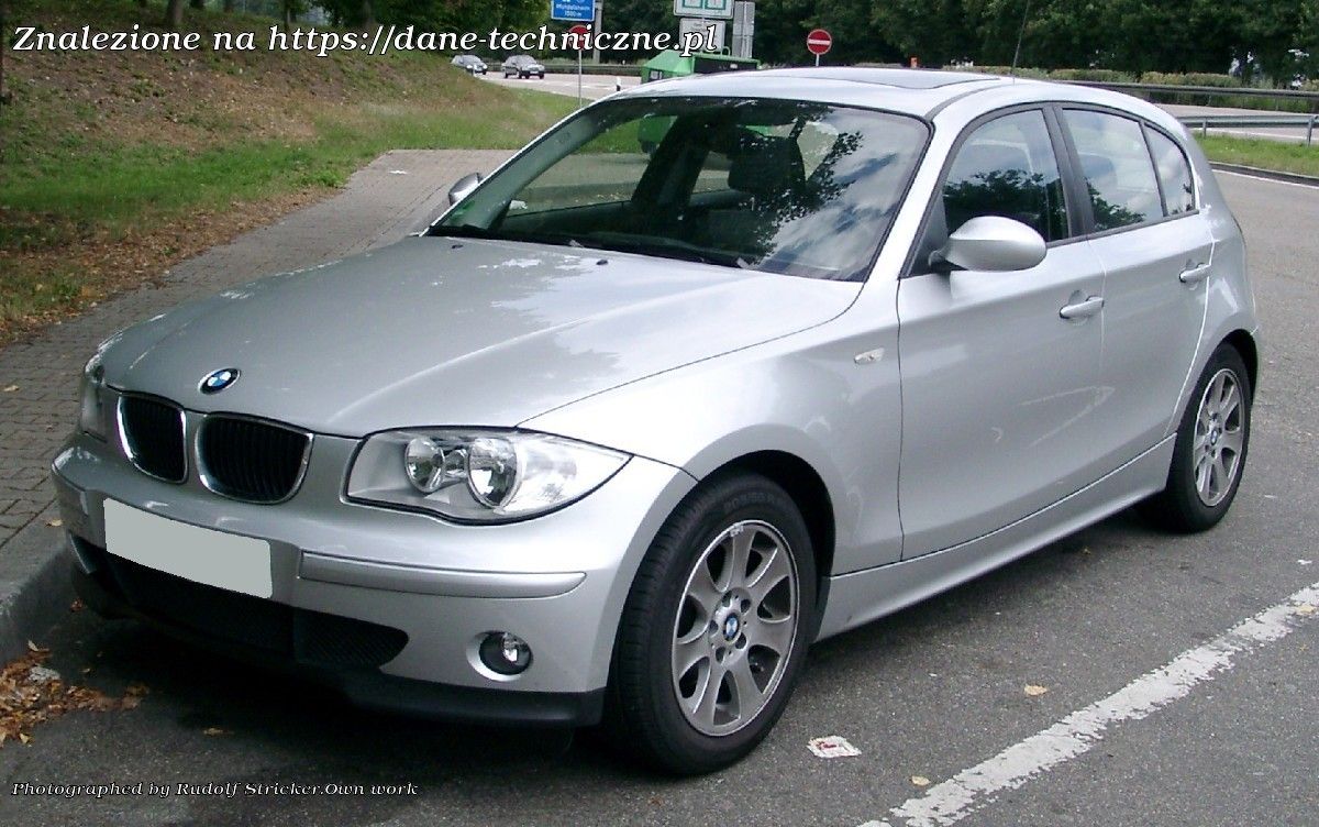 BMW Seria 1 Hatchback 5dr E87 LCI facelift 2007 na dane-techniczne.pl