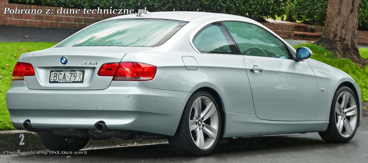 BMW seria 3 Coupe E92 na dane-techniczne.pl
