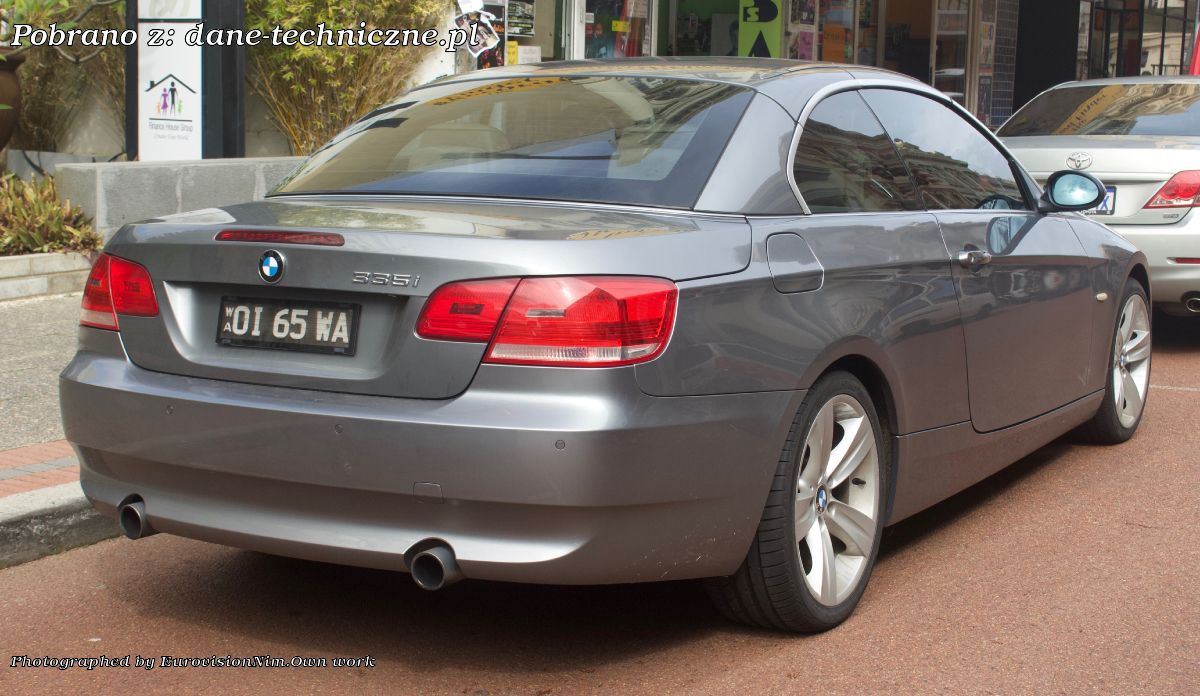 BMW seria 3 Convertible E93 na dane-techniczne.pl