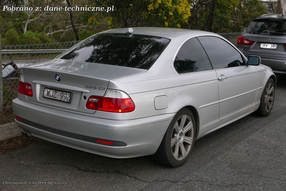 BMW seria 3 Coupe E46 na dane-techniczne.pl