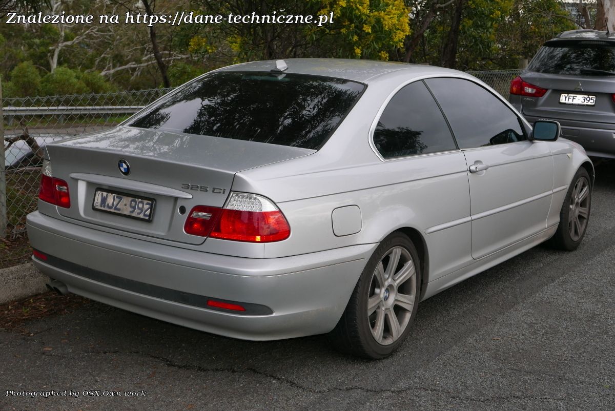BMW seria 3 Coupe E46 na dane-techniczne.pl