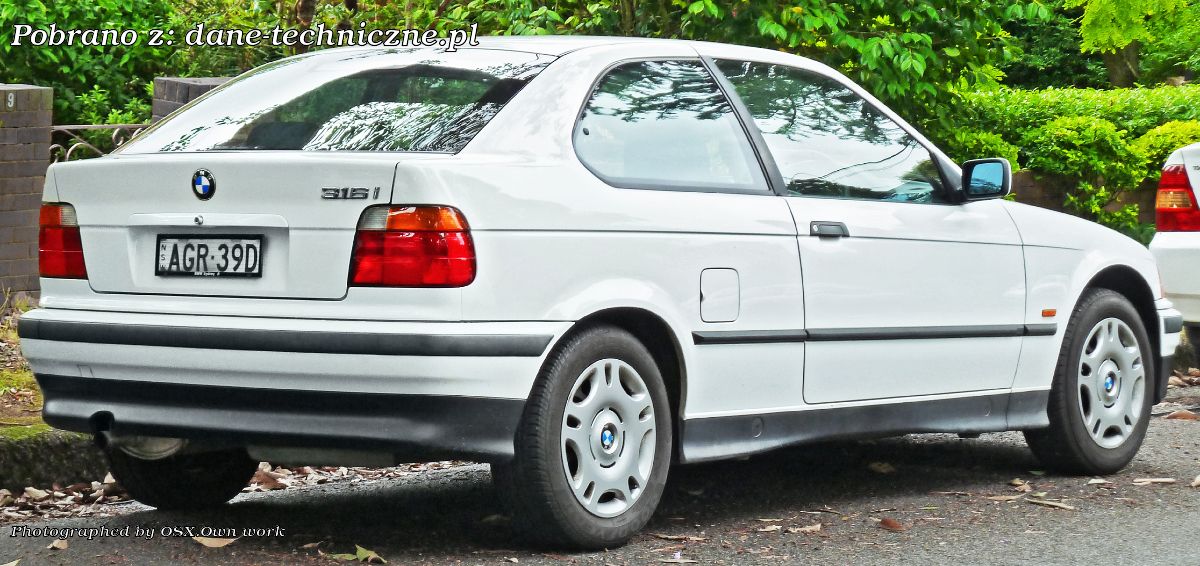 BMW seria 3 Compact E36 na dane-techniczne.pl
