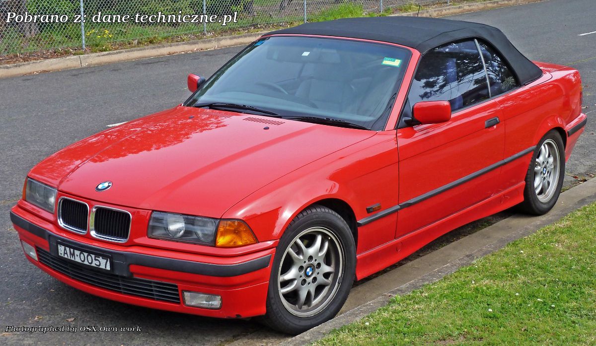 BMW seria 3 Convertible E36 na dane-techniczne.pl