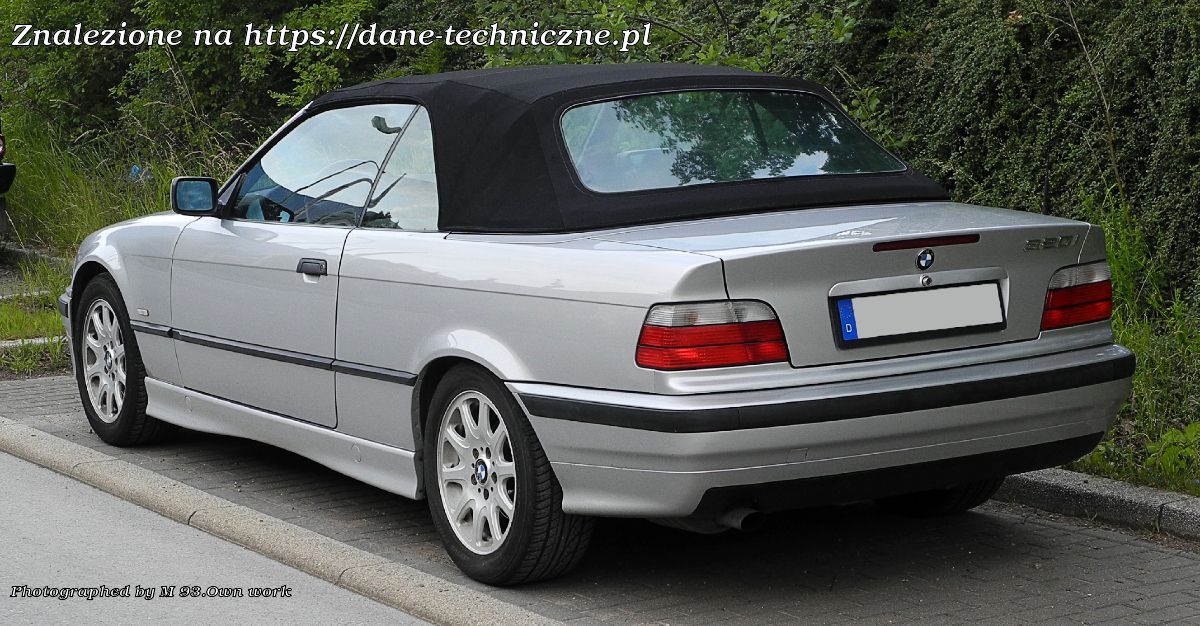 BMW seria 3 Convertible E36 na dane-techniczne.pl