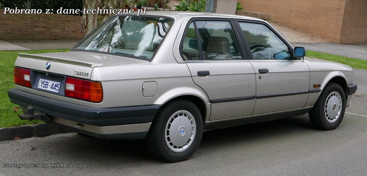 BMW seria 3 Sedan E30 na dane-techniczne.pl