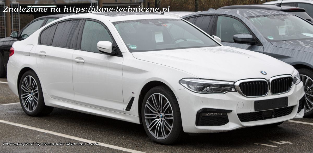 BMW Seria 5 Sedan G30 na dane-techniczne.pl
