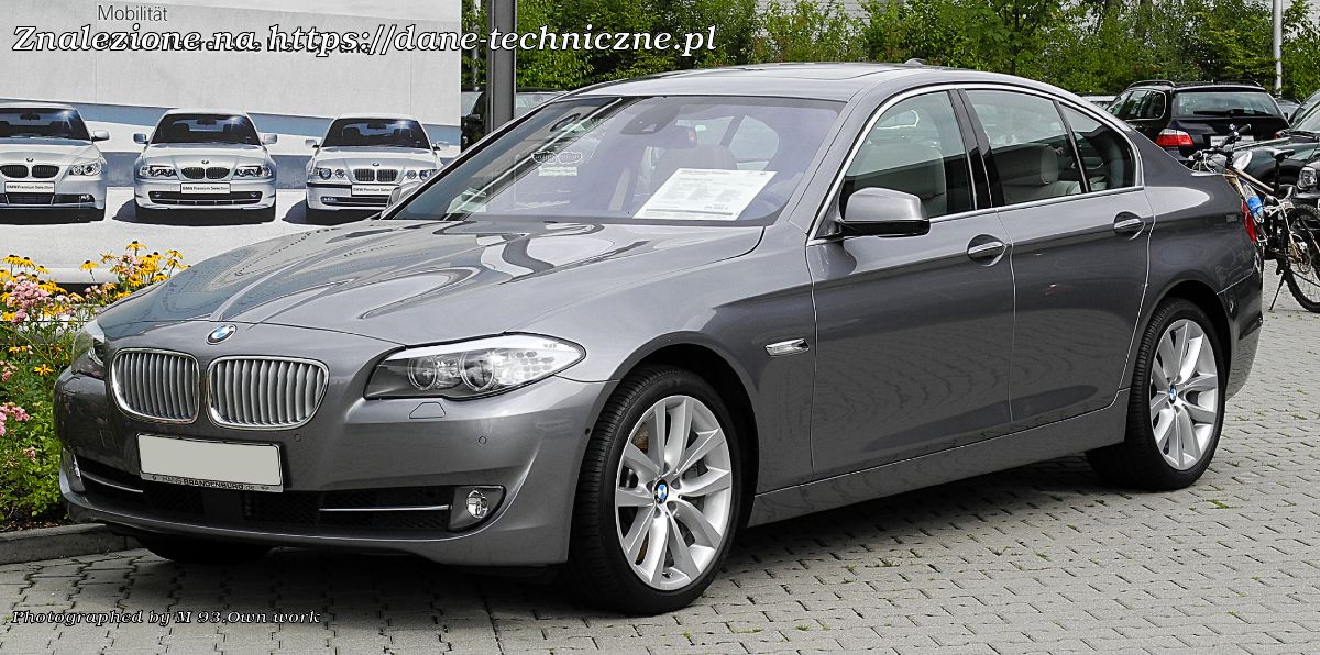 BMW Seria 5 Sedan F10 LCI Facelift 2013 na dane-techniczne.pl