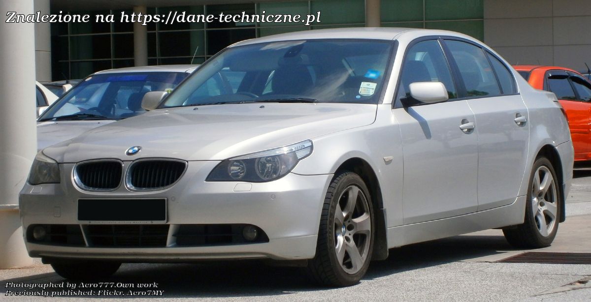 BMW Seria 5 E60 na dane-techniczne.pl
