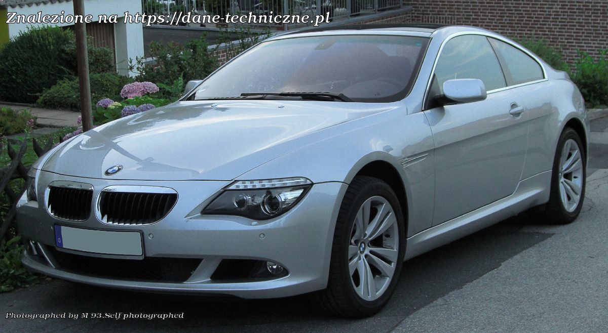 BMW Seria 6 E63 na dane-techniczne.pl