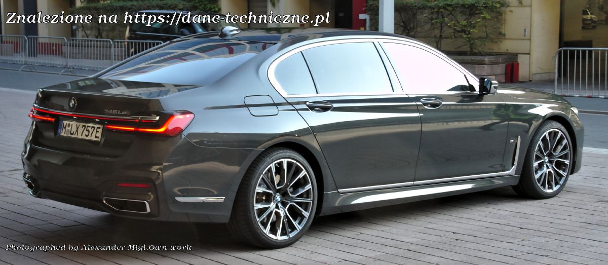 BMW Seria 7 G11 LCI facelift 2019 na dane-techniczne.pl