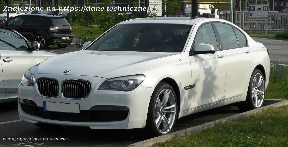 BMW Seria 7 F01 LCI facelift 2012 na dane-techniczne.pl