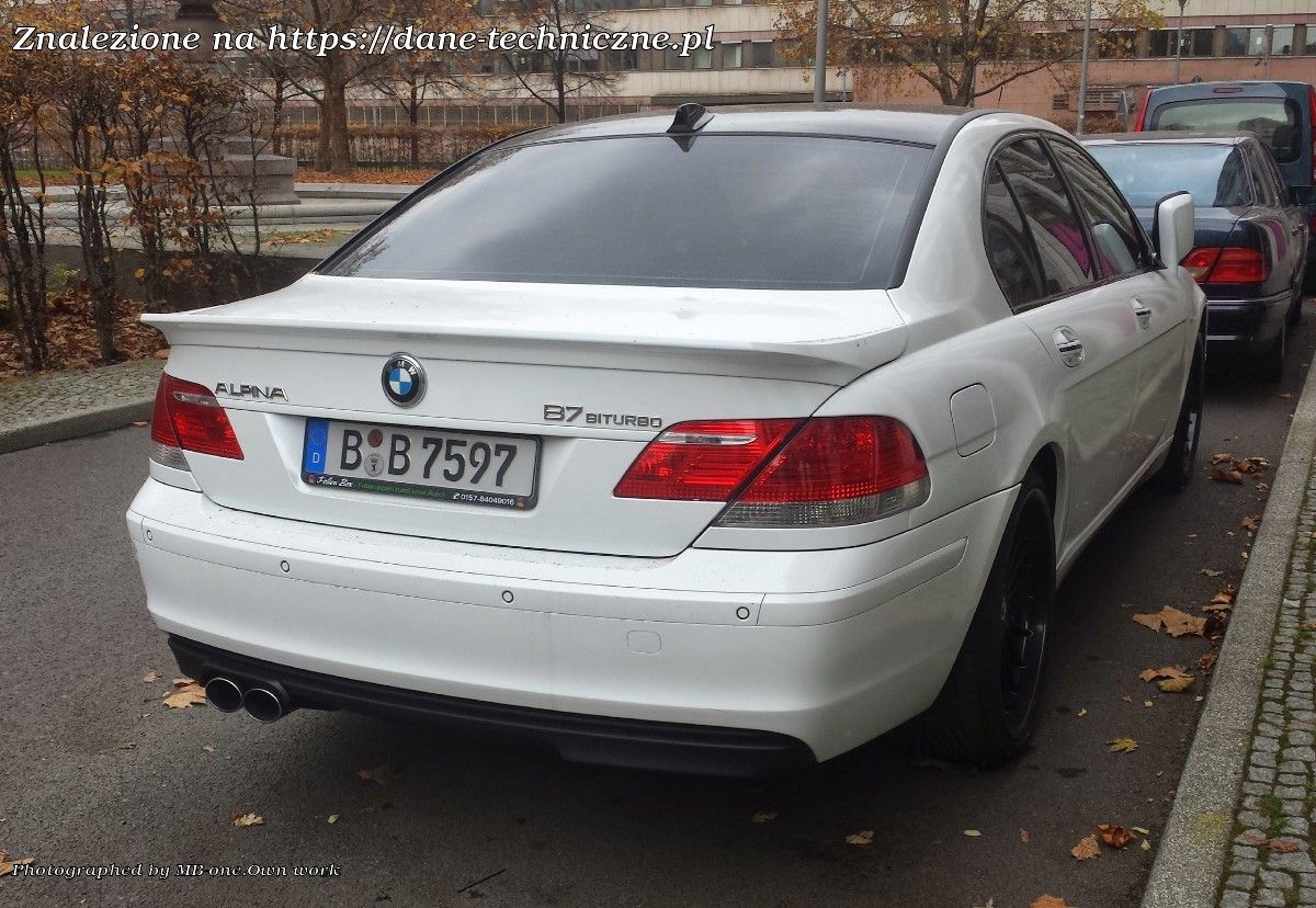 BMW Seria 7 E65 na dane-techniczne.pl