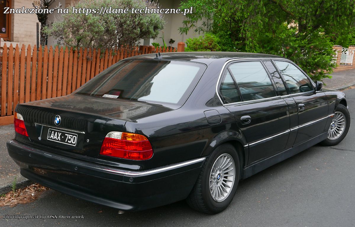 BMW Seria 7 L E38 facelift 1998 na dane-techniczne.pl