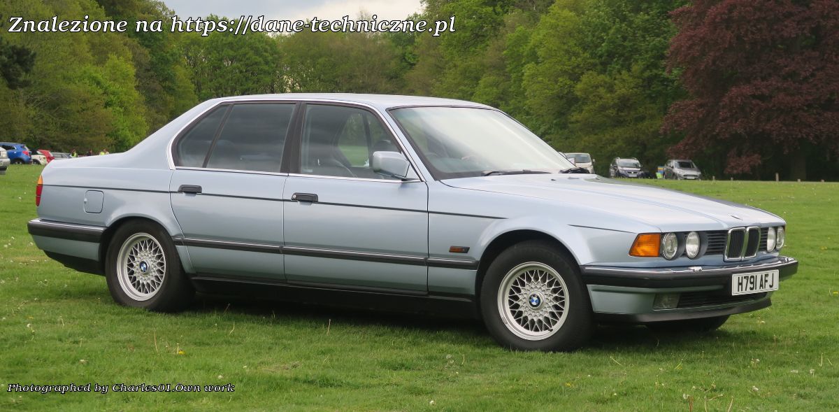 BMW Seria 7 E32 facelift 1992 na dane-techniczne.pl