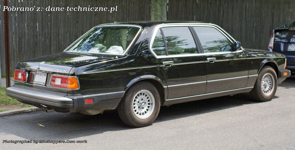 BMW Seria 7 E23 facelift 1983 na dane-techniczne.pl