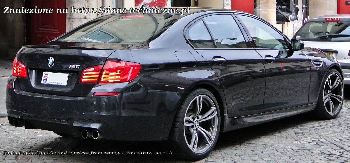 BMW M5 F10M na dane-techniczne.pl
