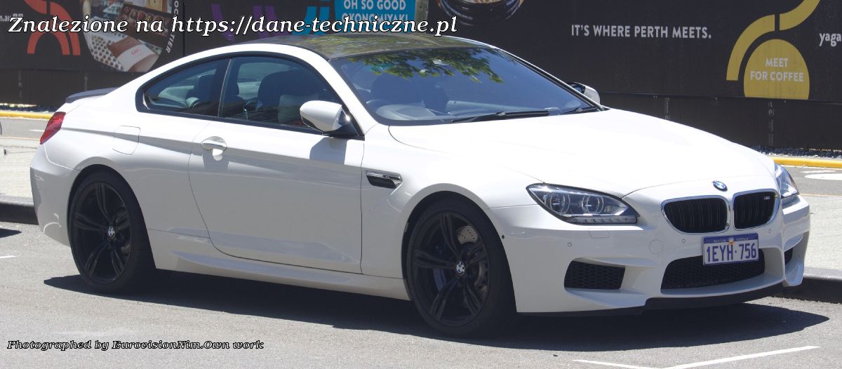 BMW M6 Coupe F13M LCI facelift 2014 na dane-techniczne.pl