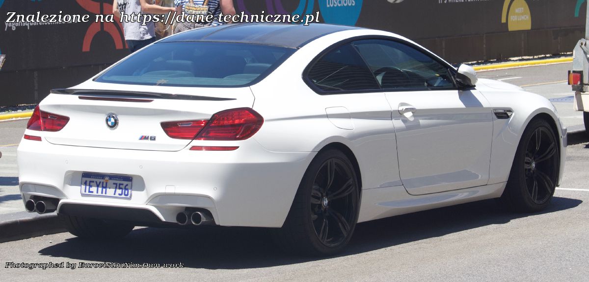 BMW M6 Coupe F13M LCI facelift 2014 na dane-techniczne.pl