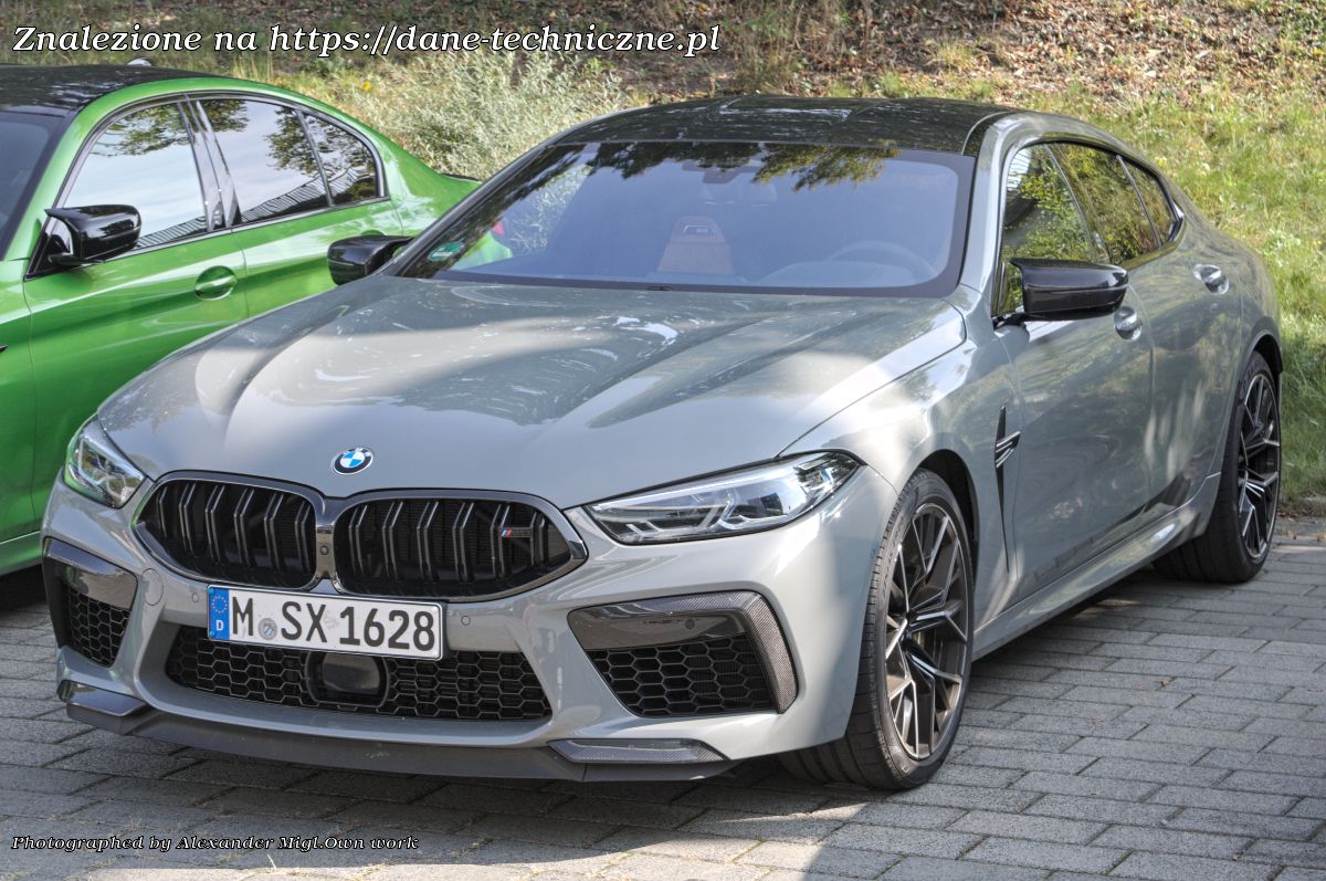 BMW M8 Gran Coupe F93 na dane-techniczne.pl